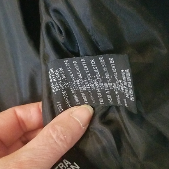 ABERDEEN COLLECTION 80% Wool Gray Overcoat - Picture 11 of 15